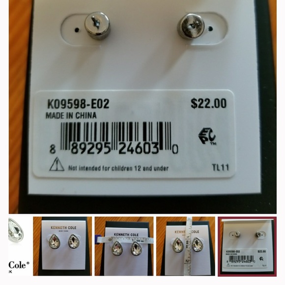 Teardrop earrings by Kenneth Cole - Picture 2 of 4